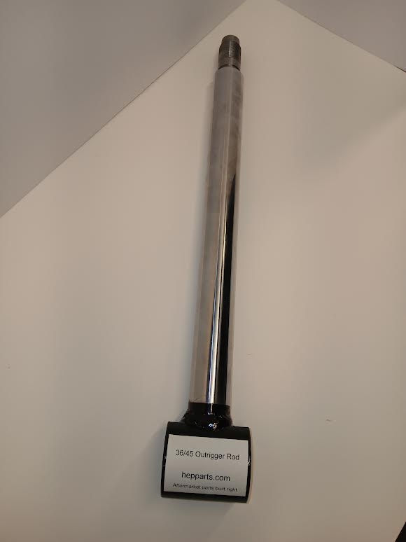 Cylinder Rod- 36/45 Outrigger Cylinder Rod- Old style (1 1/2" diameter)